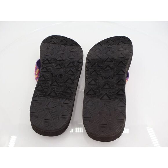 Teva ReFlip Sandal Slide Flip Flop Thong Black Purple Size 11 Beach Slip On - Picture 9 of 12